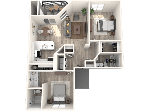 2x2 4522 floor plan
