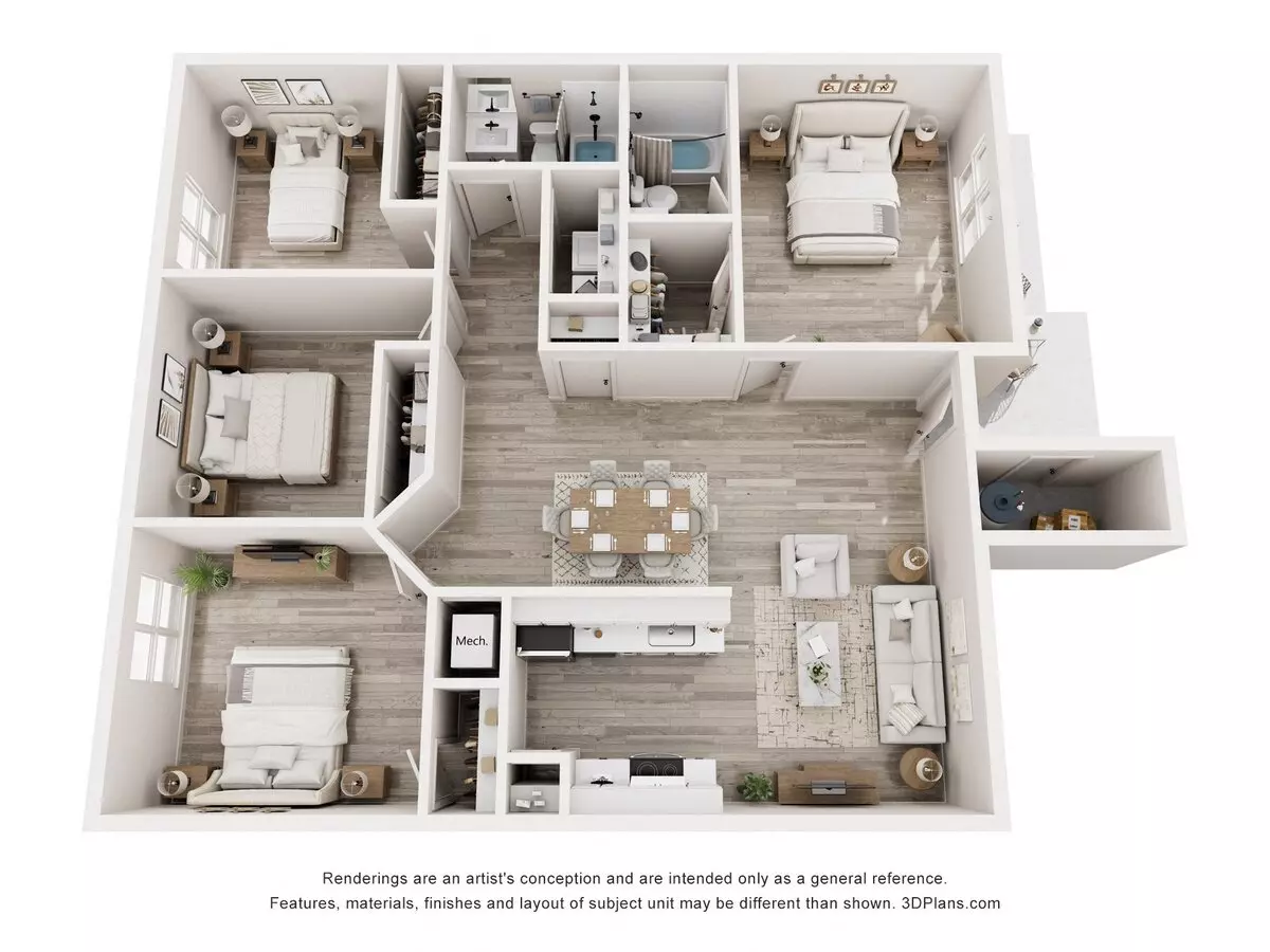 4x2 50% 1521 floor plan