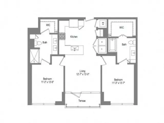 Unit 1814 1814 floor plan