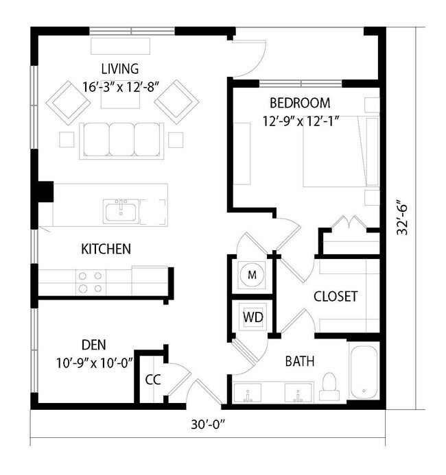 A6 1311 floor plan