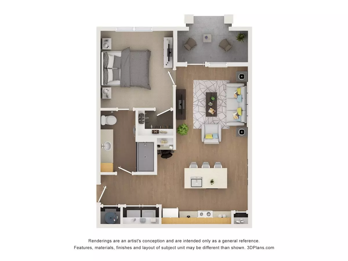A1 ALT 1-60% 7210 floor plan