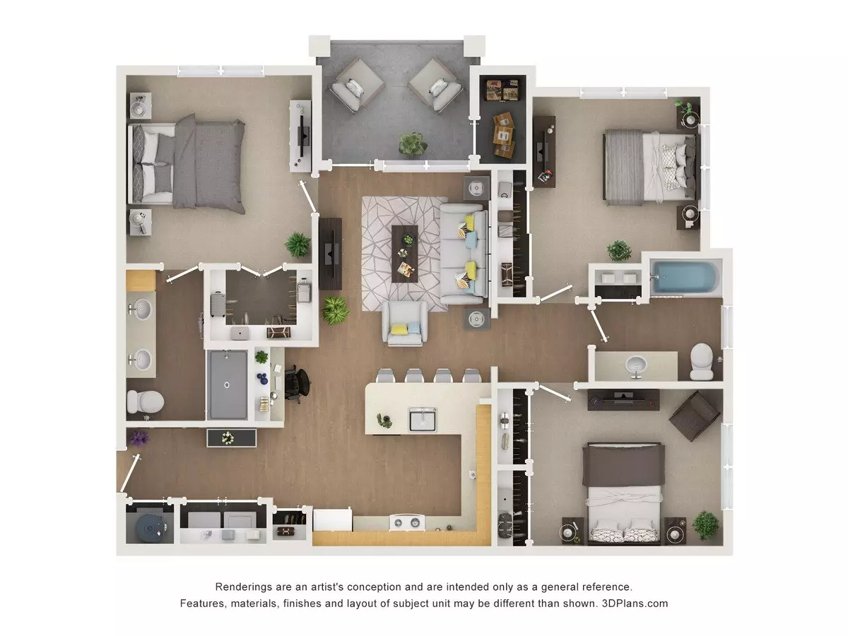 C1 ALT 2-60% 10302 floor plan