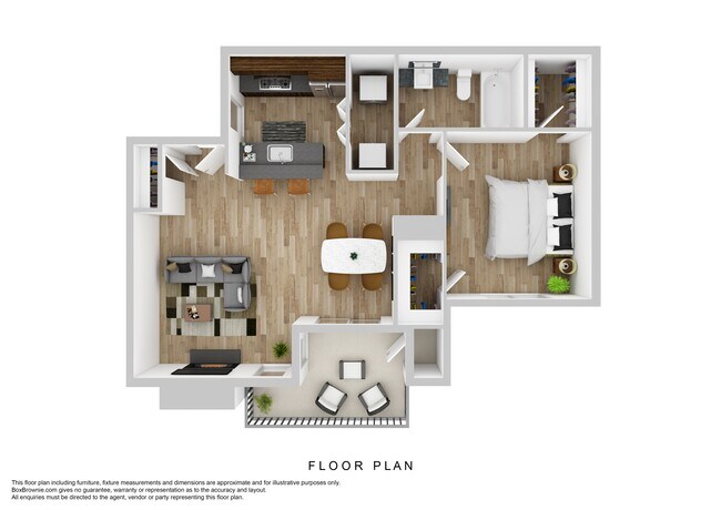 1 Bed • 1 Bath 145 floor plan