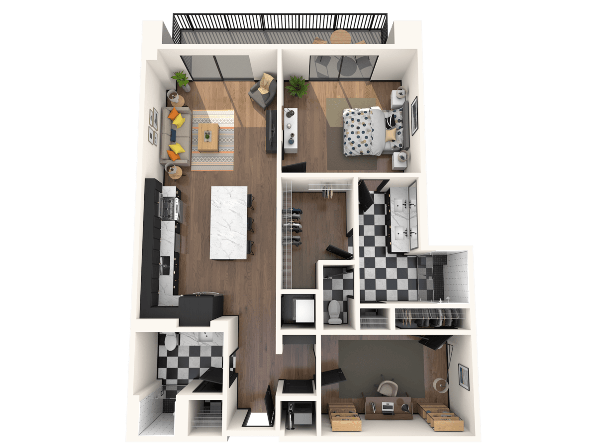 B2 1901 floor plan