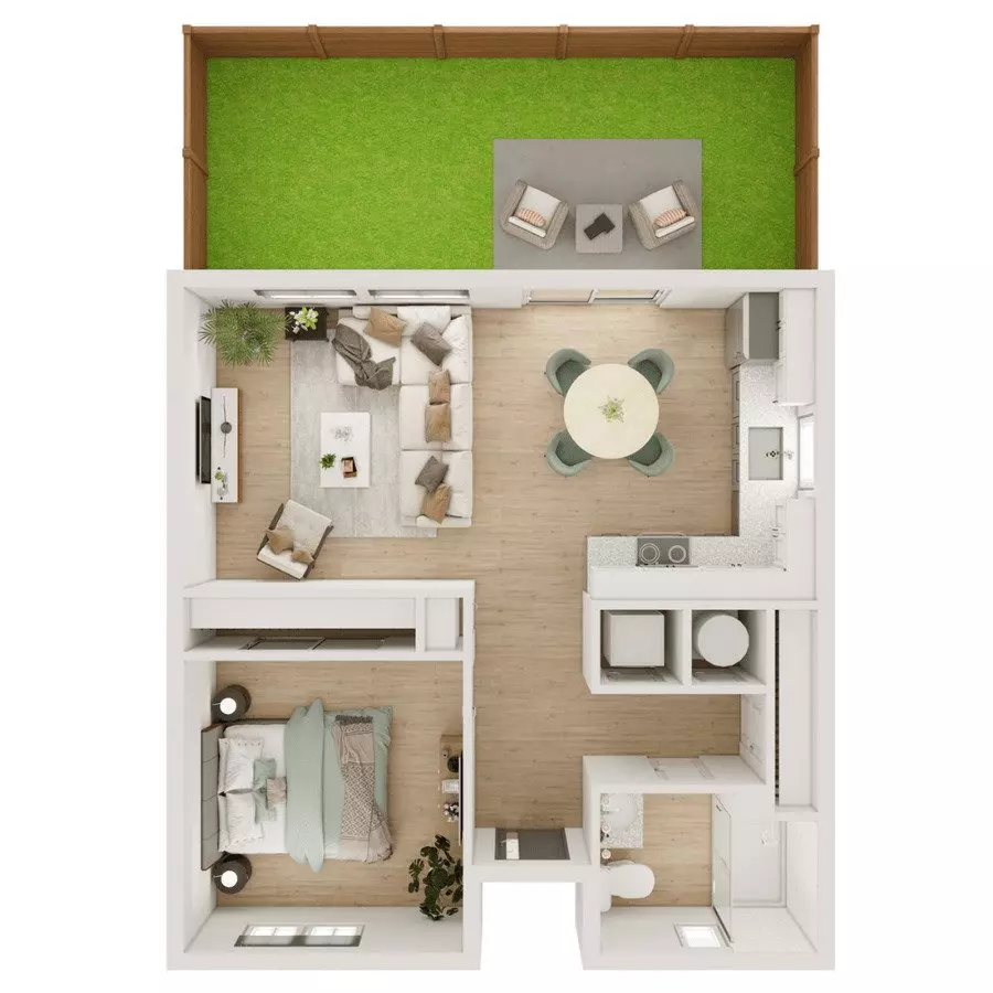 A 1182 floor plan