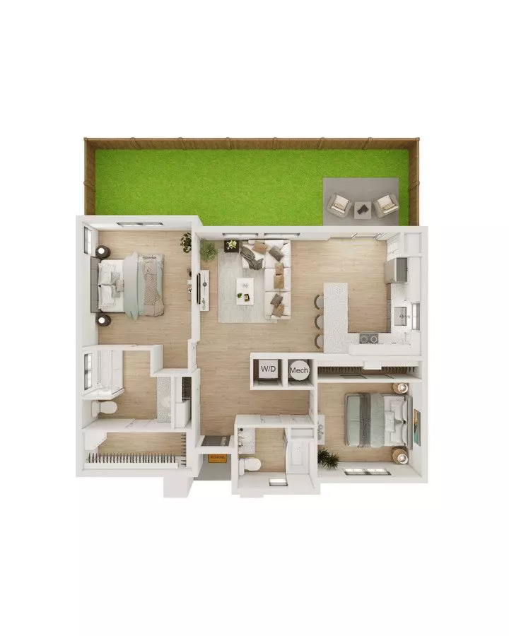 B 1086 floor plan