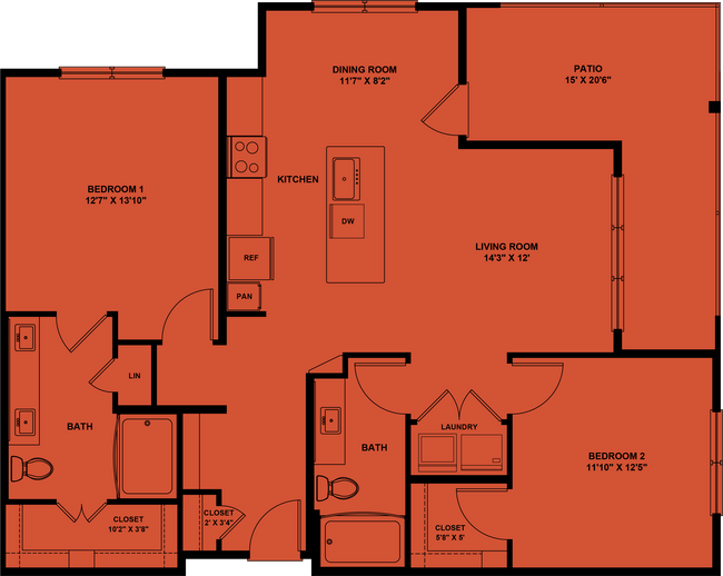 B2-Lotus 2202 floor plan