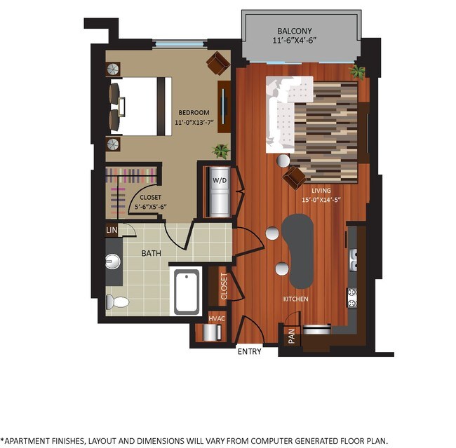 Unit 5N 9L floor plan