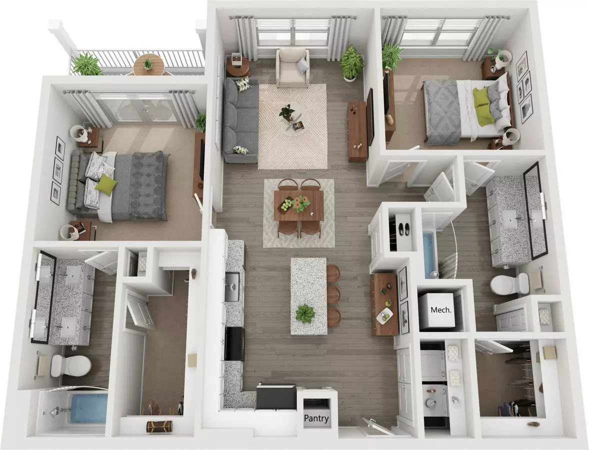 Unit 4208 4208 floor plan