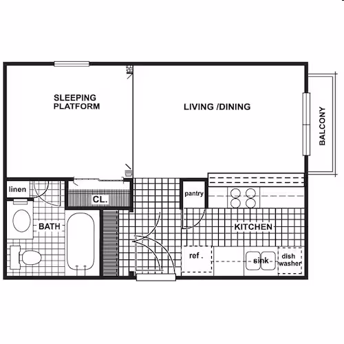 Efficiency 301 floor plan