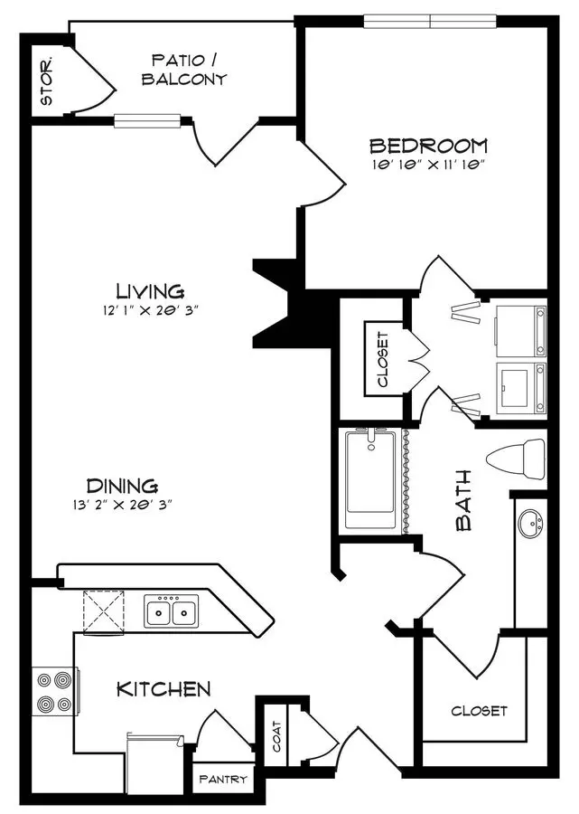 Unit 5204 5204 floor plan