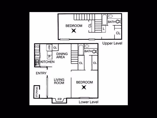 Unit 227 224 floor plan