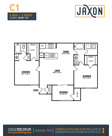 C1 907 floor plan