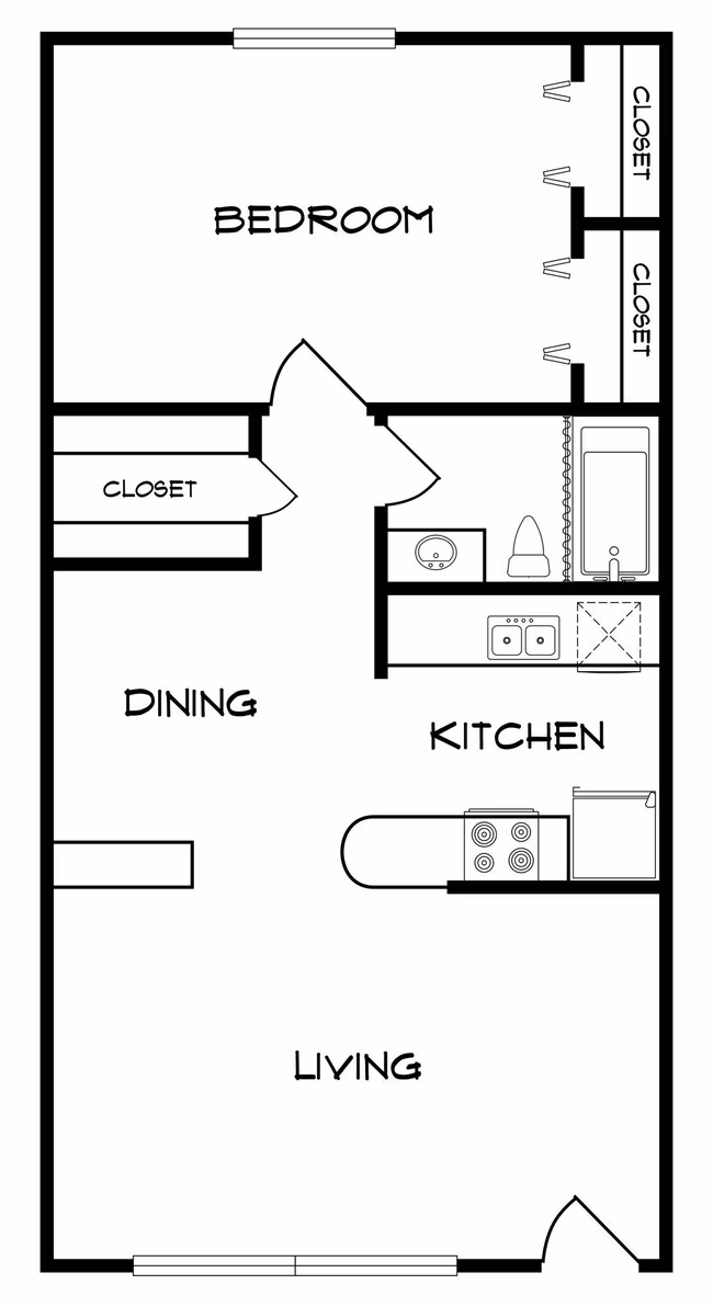 A1 203 floor plan