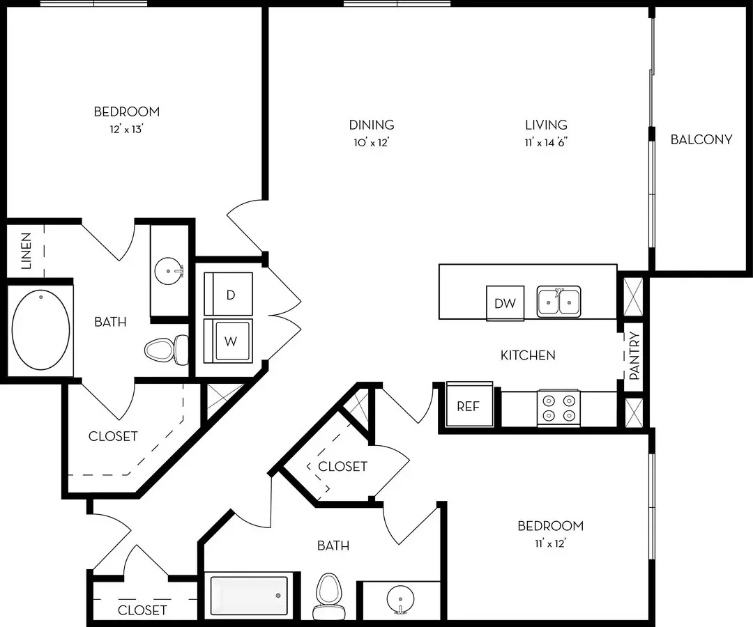 Unit 427 427 floor plan