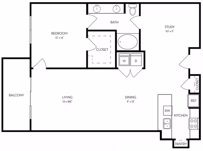 Unit 405 405 floor plan