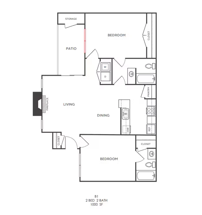 B1 151 floor plan