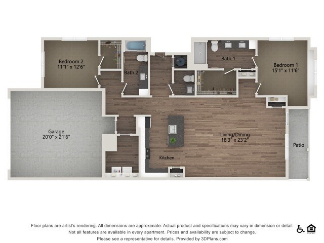 Unit D11-5001 D11-5001 floor plan