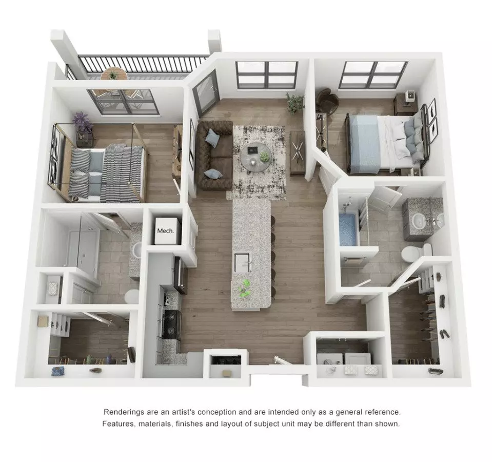 B1 2208 floor plan