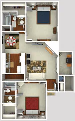 Unit 12E 12E floor plan