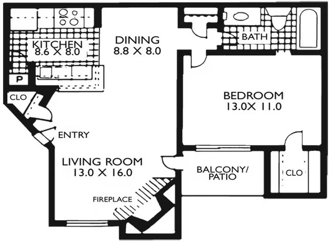 A1 1391 floor plan