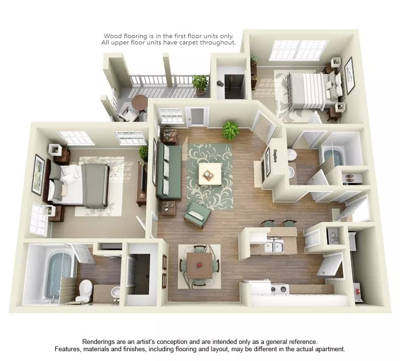 Guadalupe 2x2 1122 floor plan