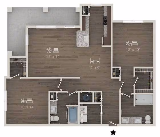 Unit 11208 11208 floor plan
