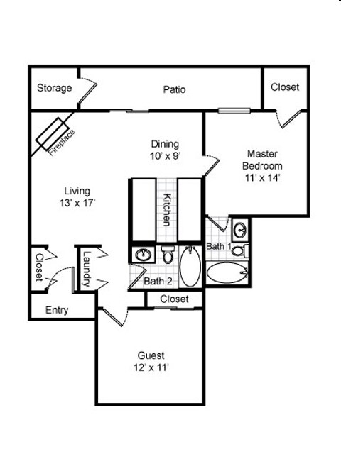 Unit 2203 2203 floor plan