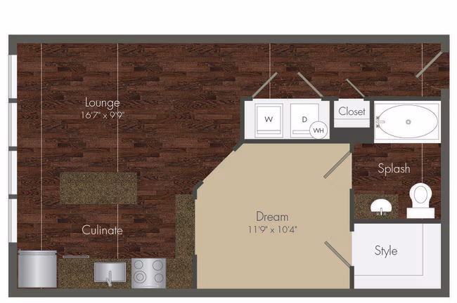 E1-STUDIO 3004 floor plan