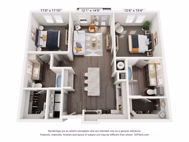Unit 2168 2168 floor plan