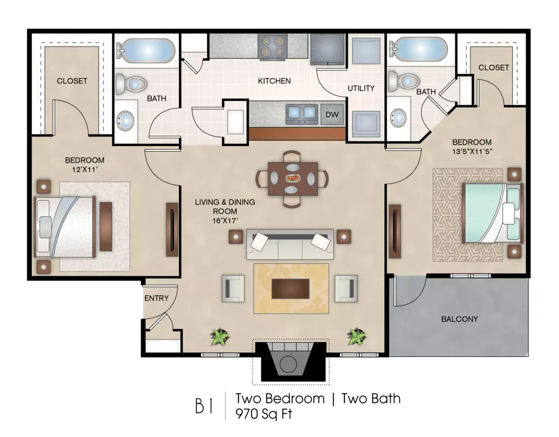 The Depot 1123 floor plan
