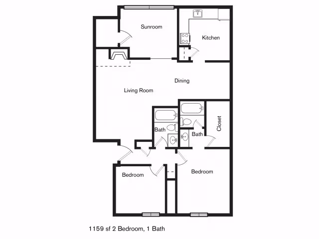 Unit 1010 1010 floor plan