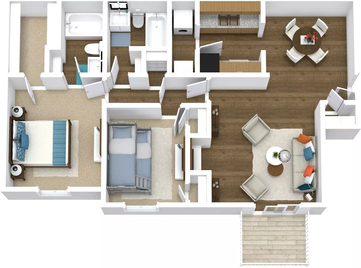Unit 1015 1097 floor plan