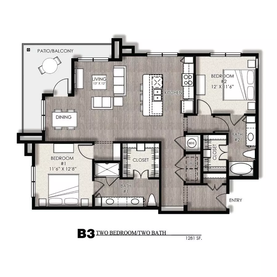 Unit 3108 4301 floor plan