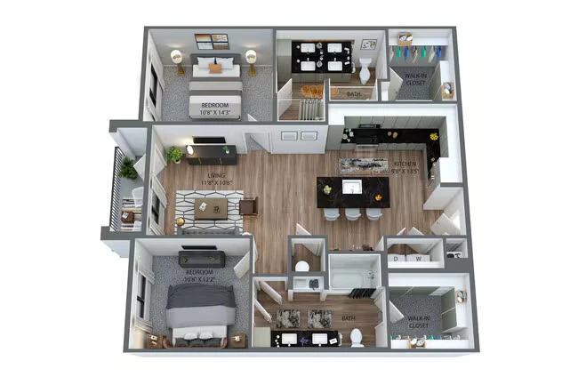 B2 432 floor plan