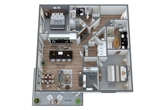 Unit 491 591 floor plan