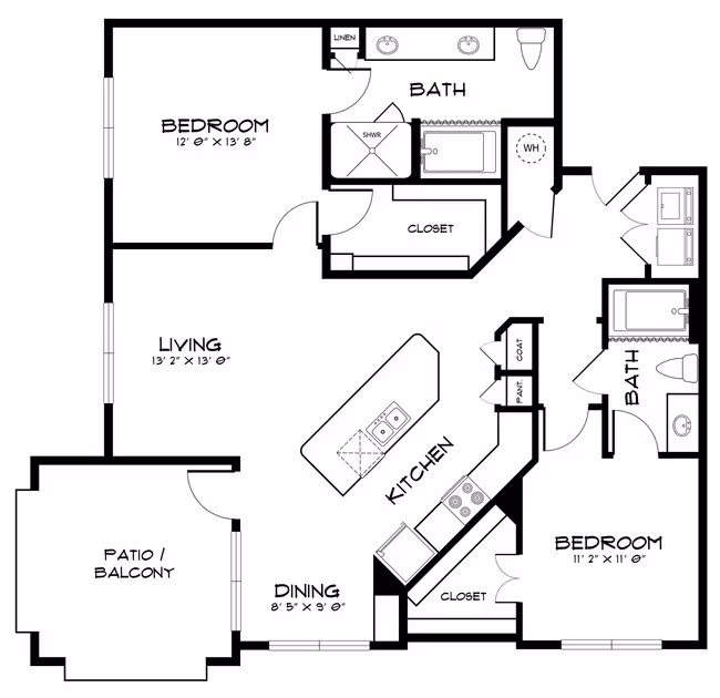 Unit 4301 5215 floor plan