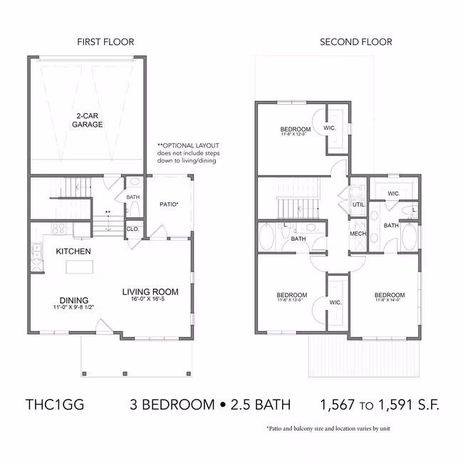 THC1GG 5497 floor plan