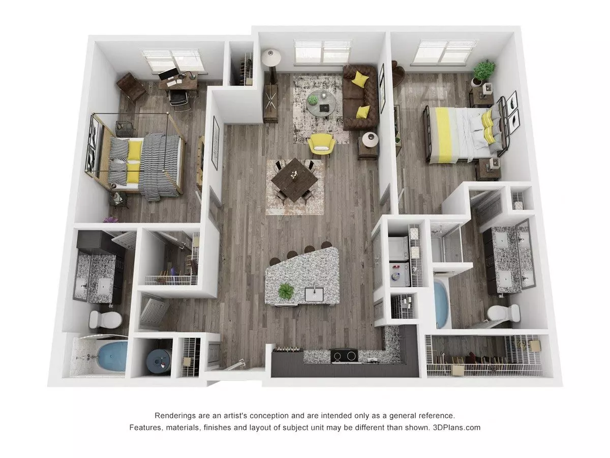 B2D 1253 floor plan