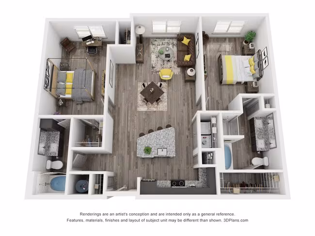 Unit 1551 1551 floor plan
