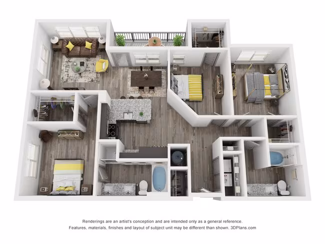 Unit 1301 1443 floor plan