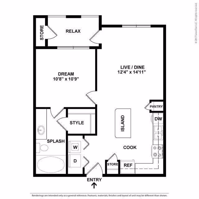 Unit 2-2309 2-2309 floor plan