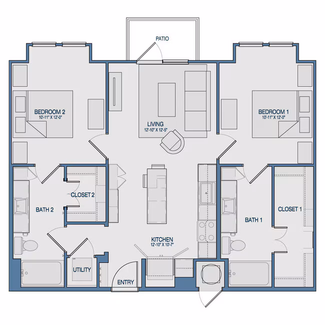 Unit 01-310 01-310 floor plan
