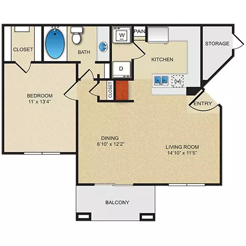 WAVERLY 0537 floor plan