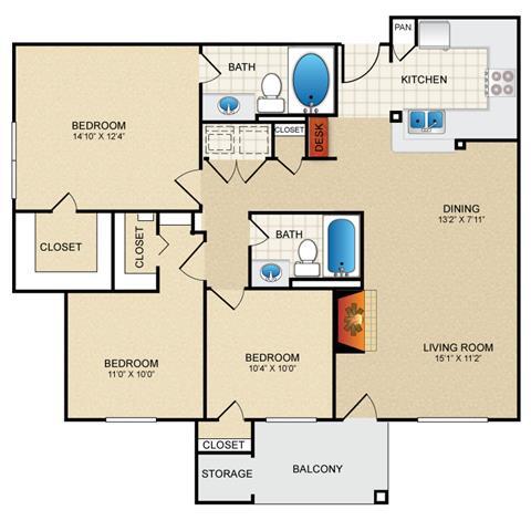 EVERGREEN 0831 floor plan
