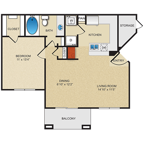 MELROSE 0827 floor plan
