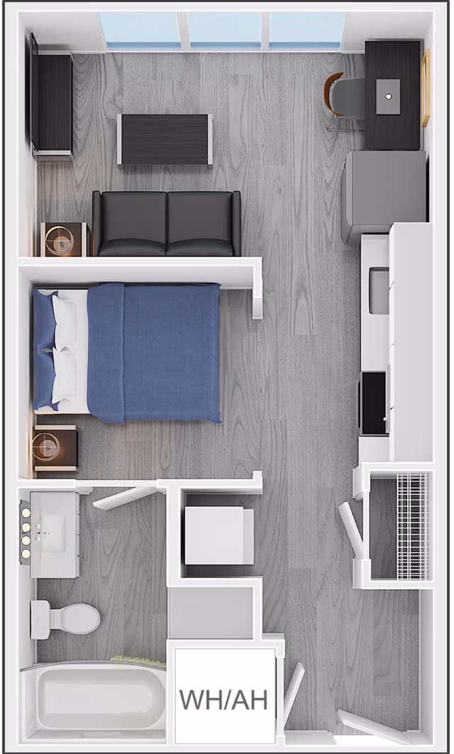 Studio - Premium Private floor plan