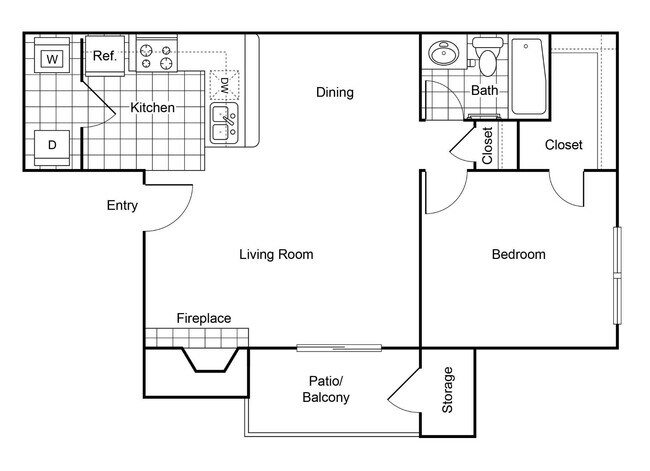 Unit 0106 0106 floor plan