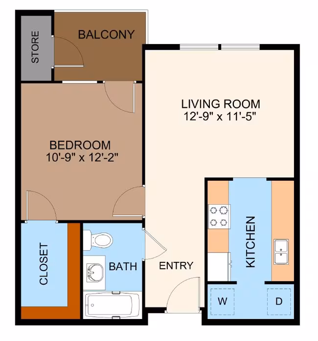 Unit 5307 6114 floor plan