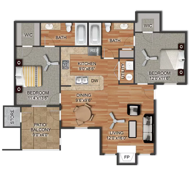 Oxford 437 floor plan